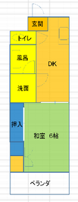 さくらが丘住宅二　1階　平面図