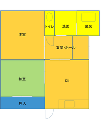 まごころ住宅　一戸建ての平面図