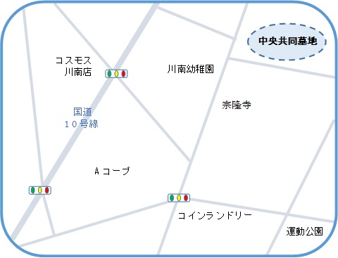 中央共同墓地マップ