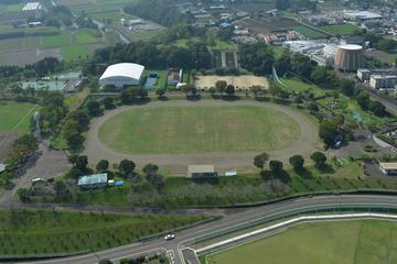 陸上競技場空撮写真