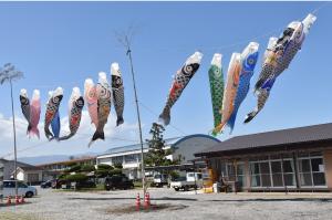 通山地区自治公民館　鯉のぼり