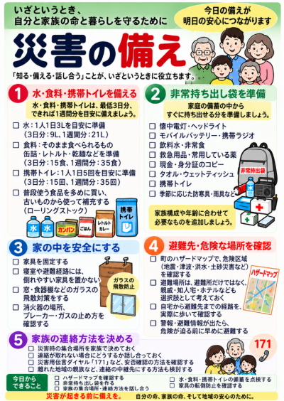 災害の備え