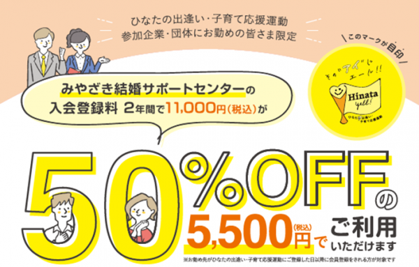 みやざき結婚サポート割引