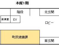 フロアマップ（町民健康課）